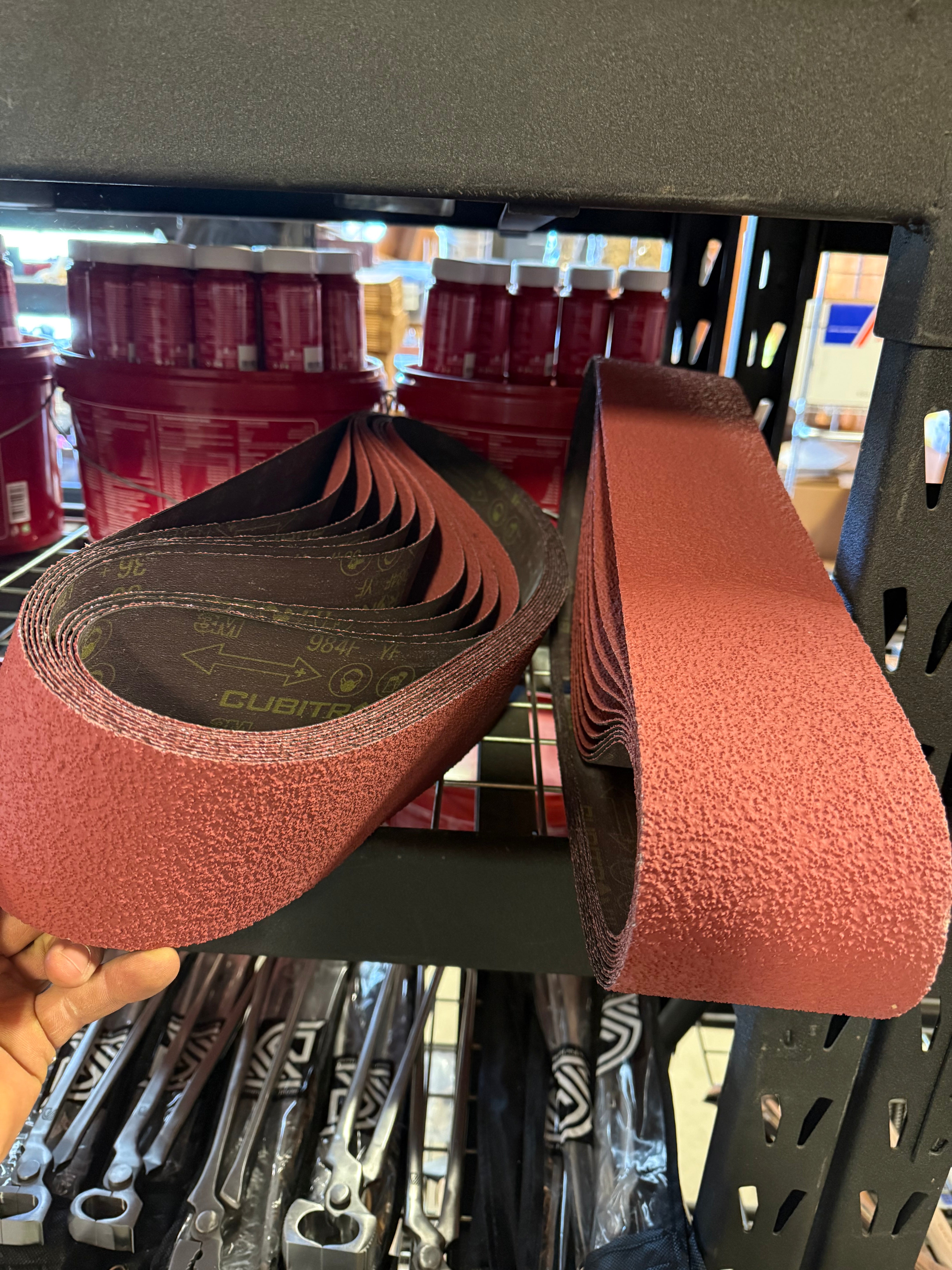 3M Cubitron Large 4" Multi Tool Belt 36 Grit - 4" X 48" - Source For Horse