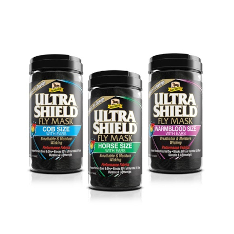 Absorbine UltraSheild Fly Mask - With Ears - Source For Horse