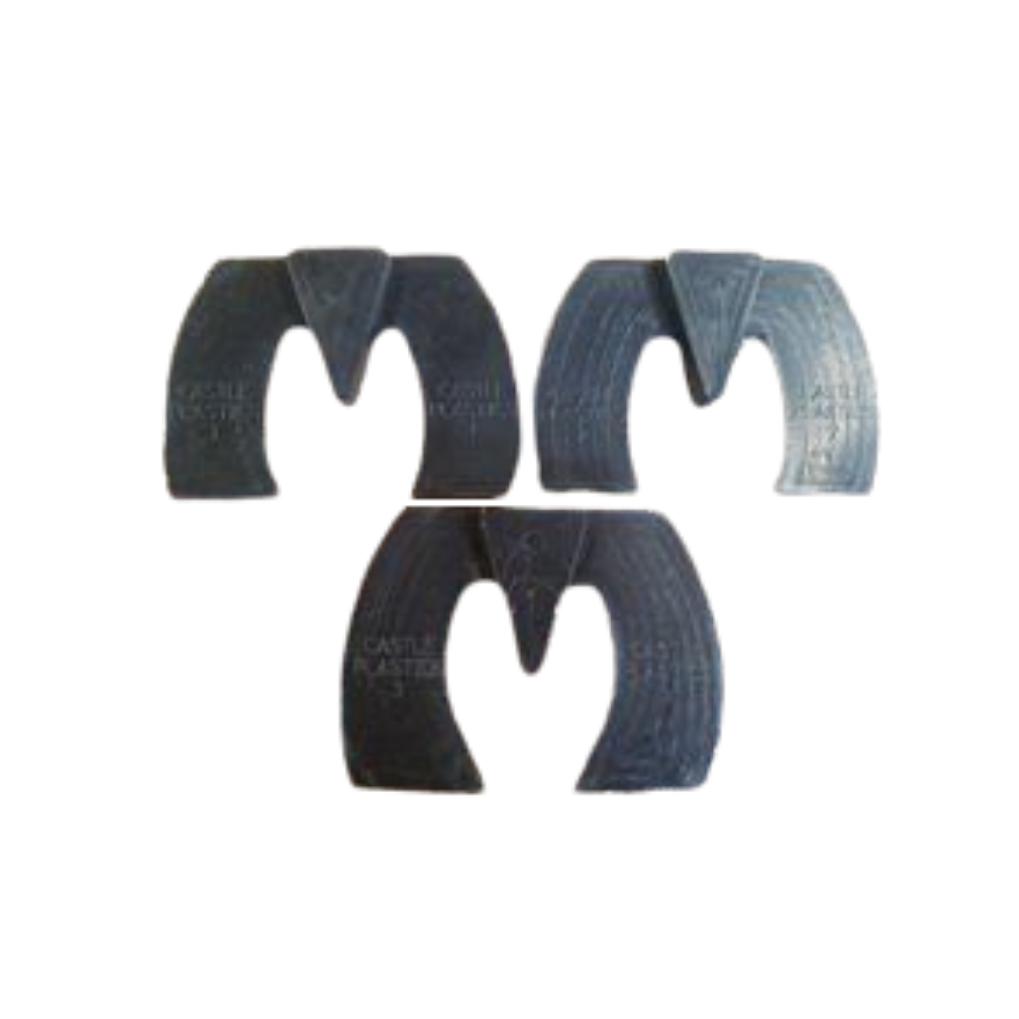 Castle Plastics Bar Wedge Frog Pad (Pair) - Source For Horse