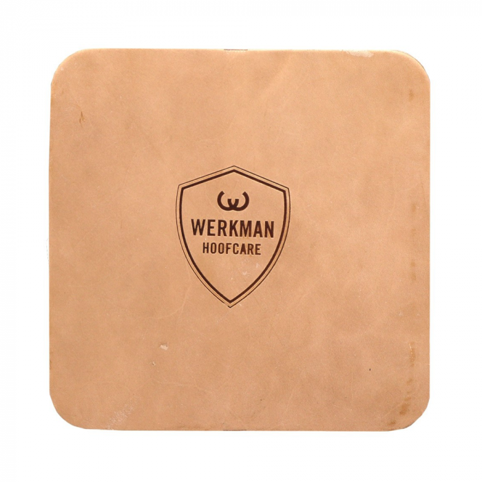 Werkman Leather Pads 4mm. 18x18 (pair) - Source For Horse