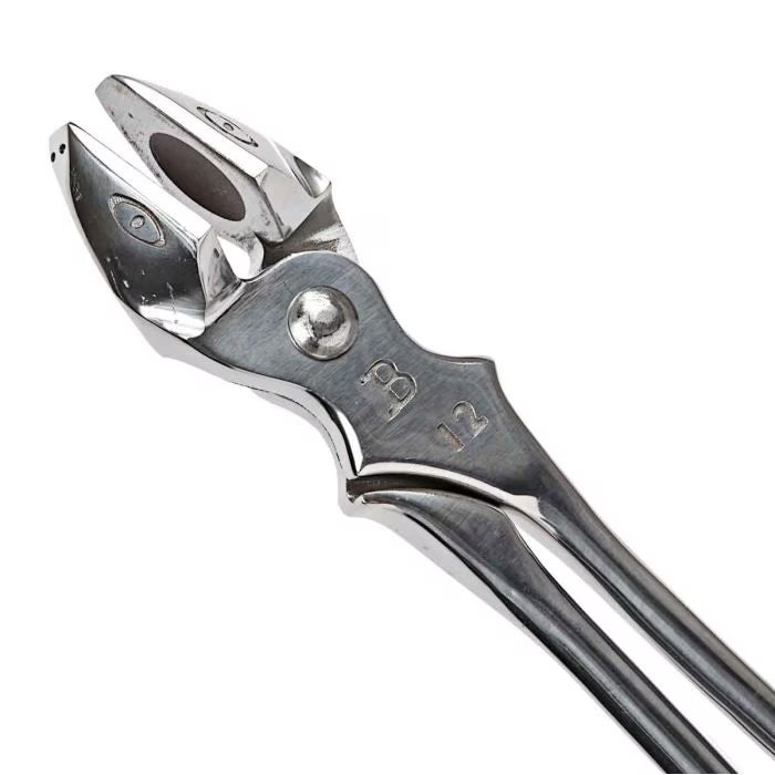 Jim Burton Snake Eye Tongs - 5/16, 3/8, 1/2 - Source For Horse Farrier Supply