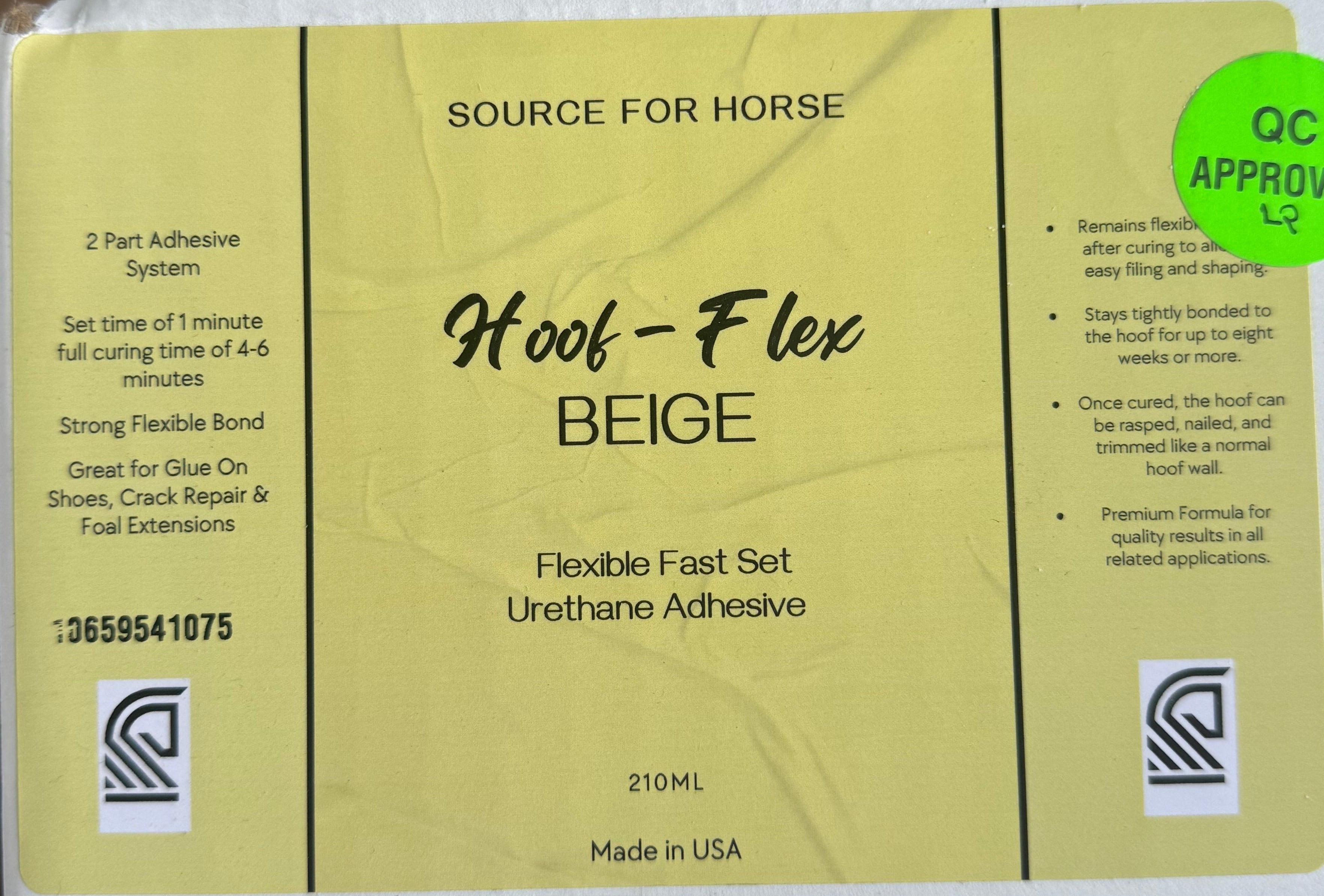 Source For Horse - Hoof Flex - Beige - Source For Horse Farrier Supply