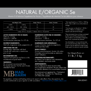 Mad Barn Natural E/Organic Selenium