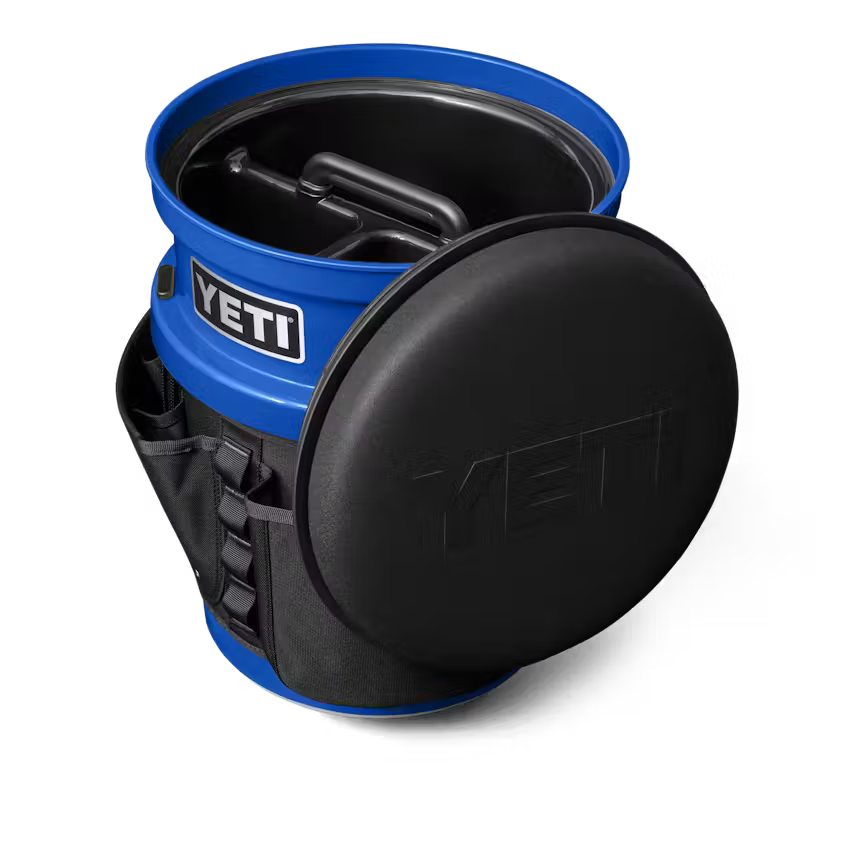 YETI LoadOut Bucket Fully Loaded With Swivel Seat