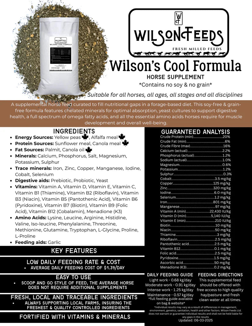 Wilsons Feed - Cool Formula 20 KG