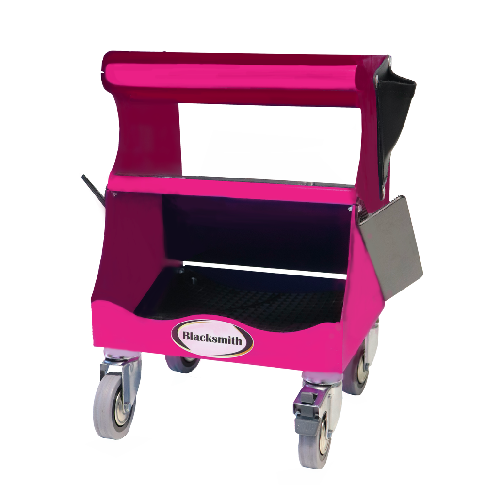 Blacksmith Aluminum Farrier Tool Box's - Pink Blue Black - 1, 2 & 3 Drawer