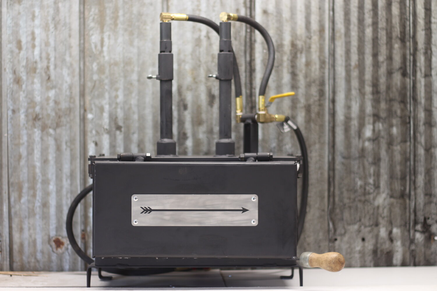 Fletcher Forge & Tool - Double Burner Forge - Source For Horse Farrier Supply