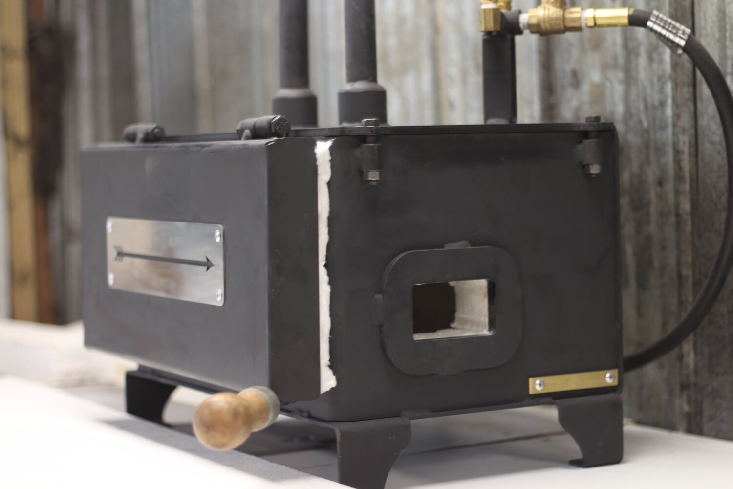 Fletcher Forge & Tool - Double Burner Forge - Source For Horse Farrier Supply