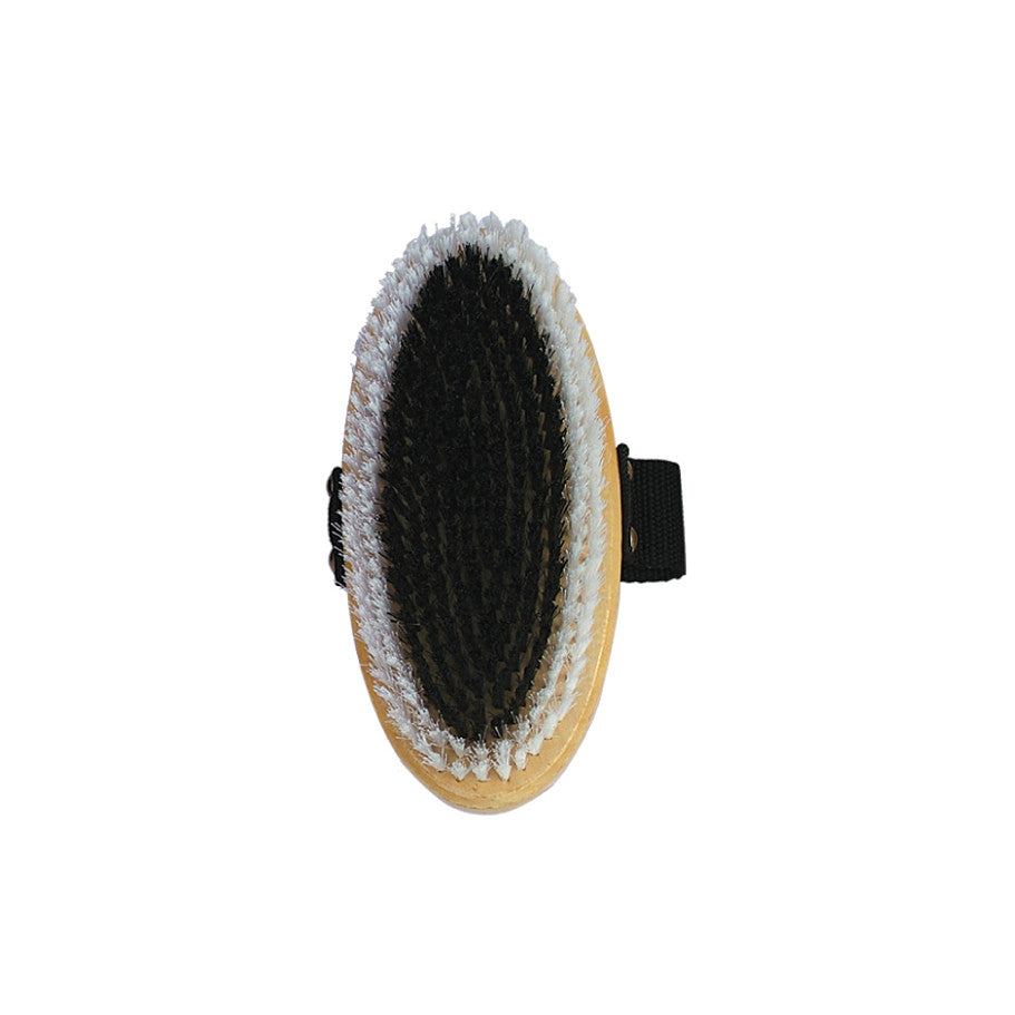Silverline Wooden Back Body Brush - Source For Horse