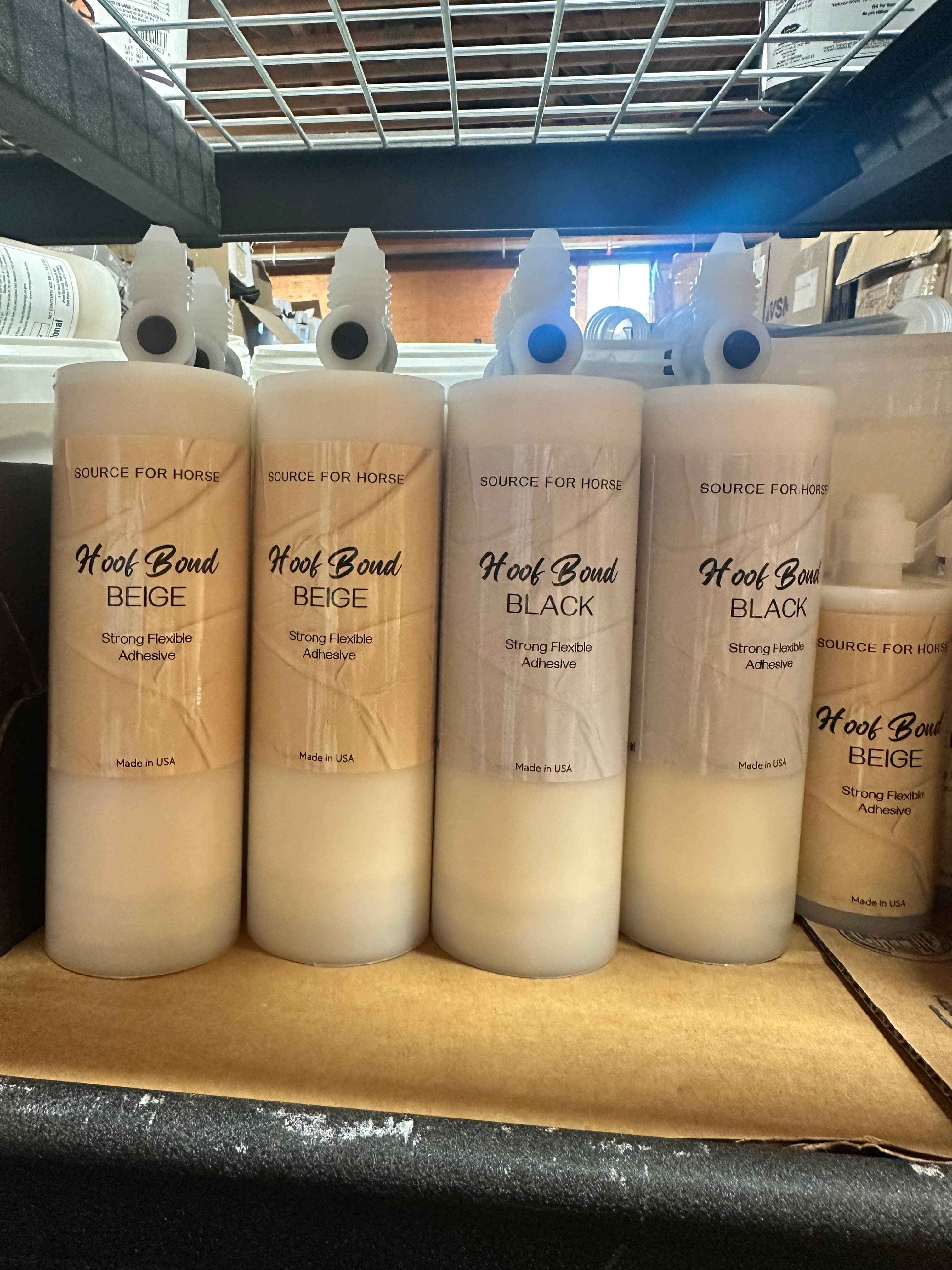 Hoof Bond Black - Adhesive - Source For Horse Farrier Supply