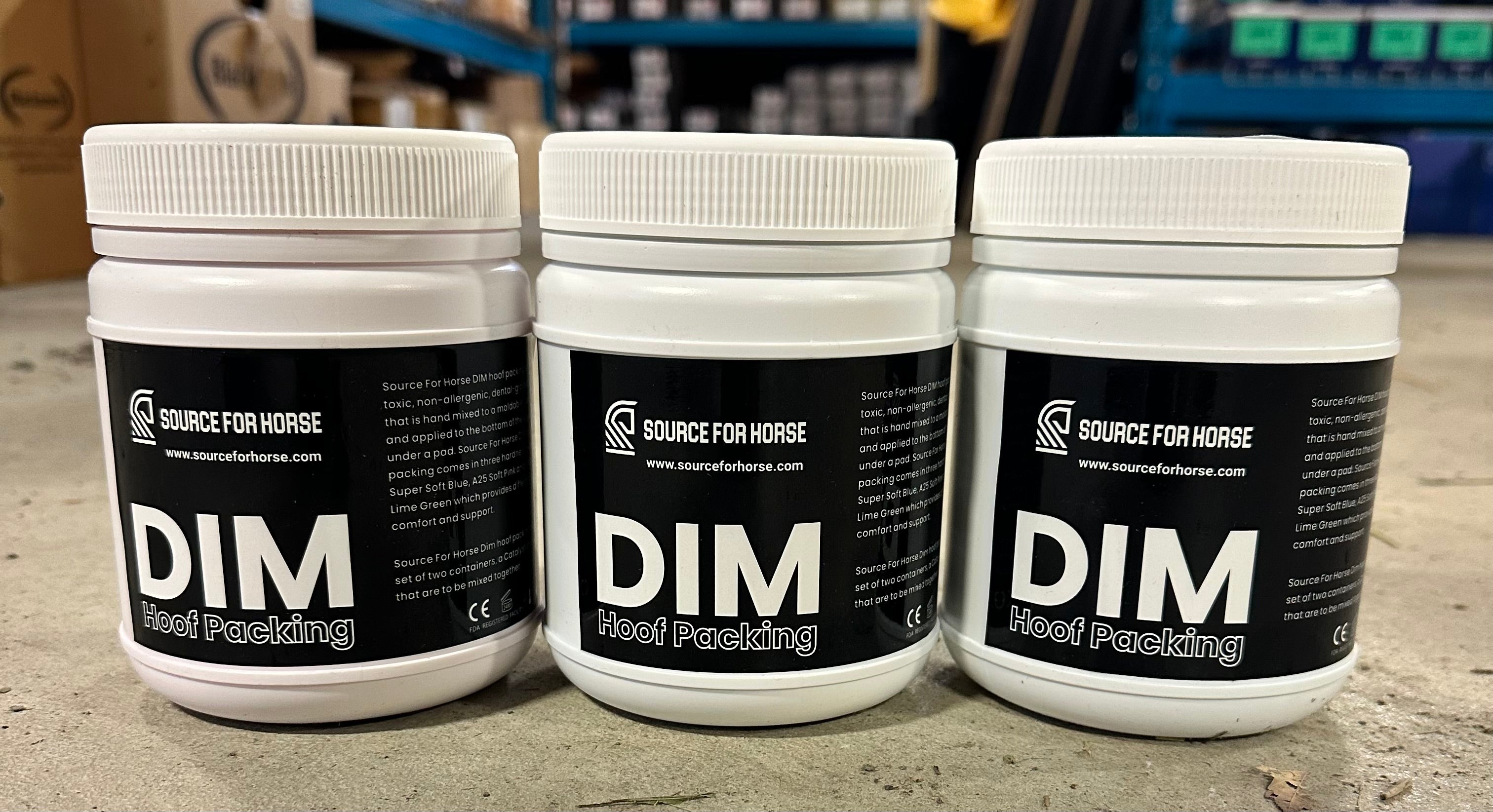 DIM Hoof Packing by Source For Horse 2.2lbs each (4.4lbs total) - Source For Horse