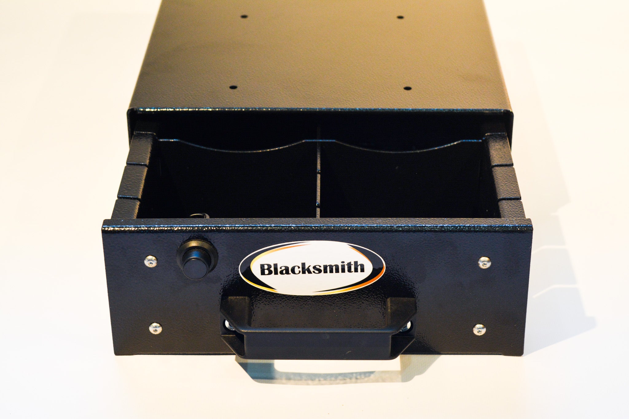 Blacksmith Alu. Drawer W. 300 D. 310 H. 120- Black Version - Source For Horse