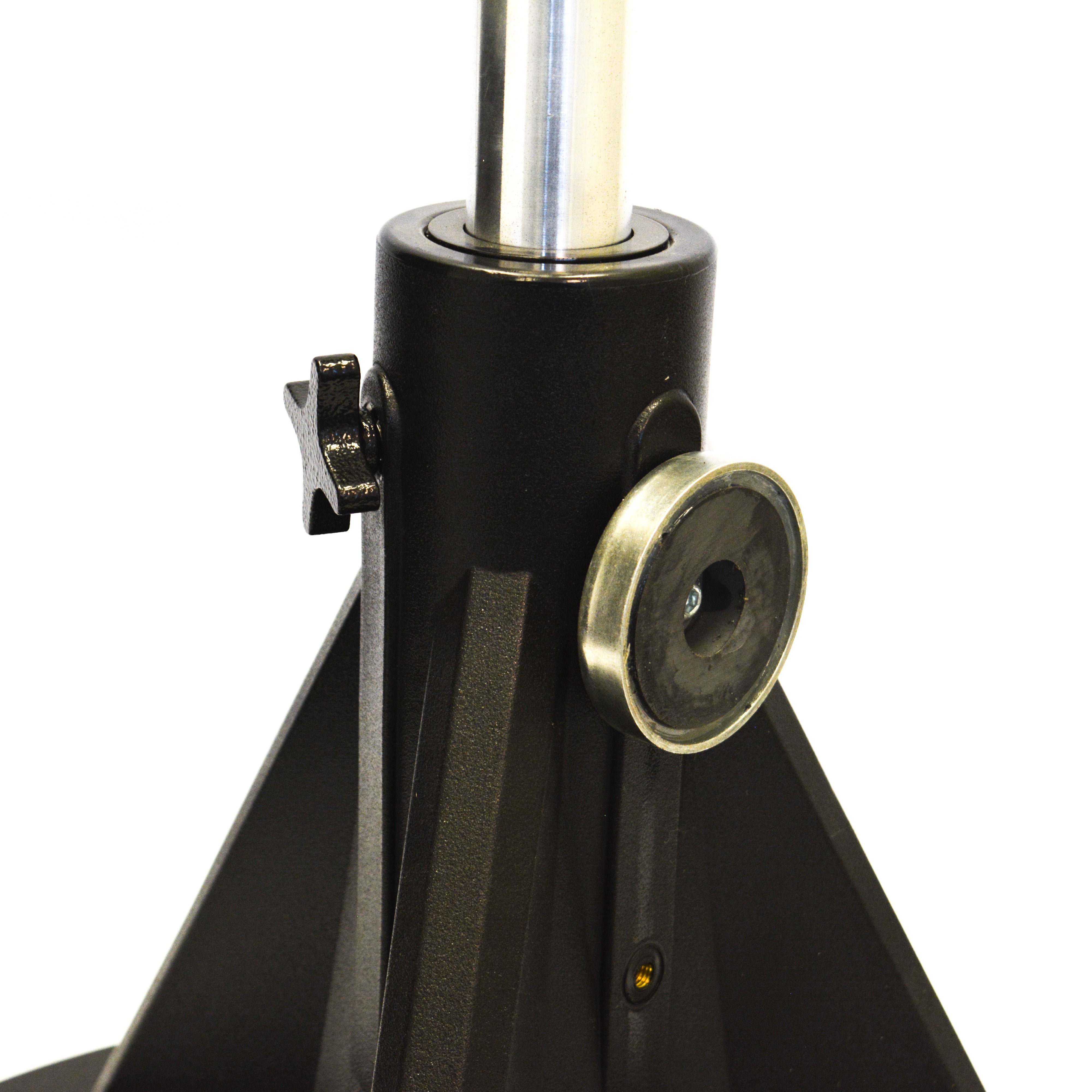 Blacksmith Foot Stand Round Base Adjustable Height - Multiple Colour Options - Source For Horse