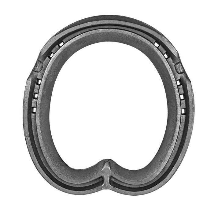 HMS Straight Bar Steel Horseshoes Clipped - Source For Horse Farrier Supply